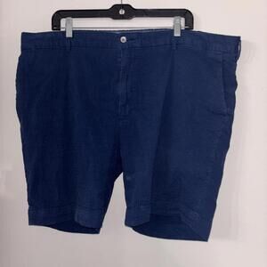 ✅Men’s Polo Ralph Lauren Navy Blue Seersucker Preppy Shorts Casual Vacation